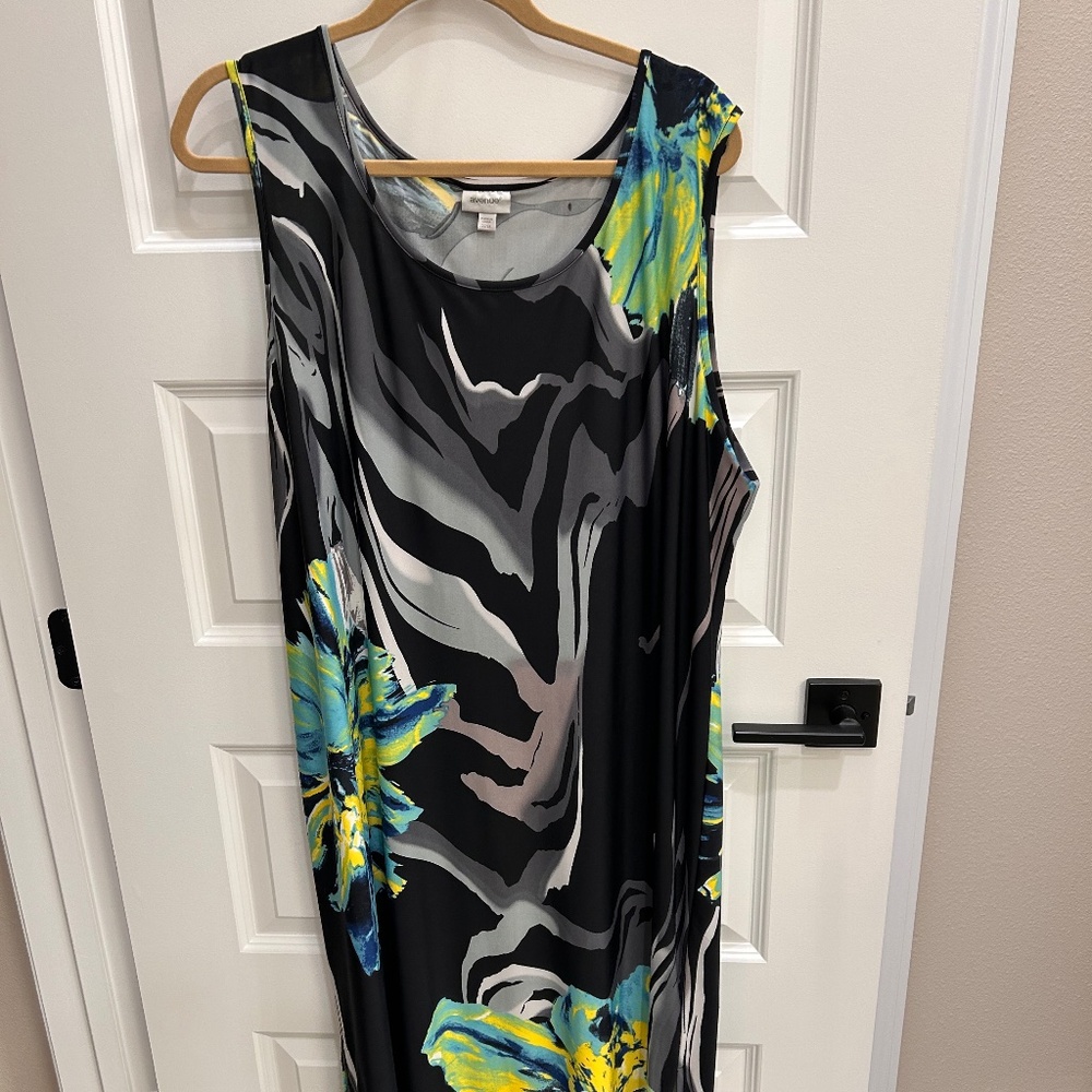 Maxi dress 3X 22/24 Avenue Cruise Elegant & Tropical